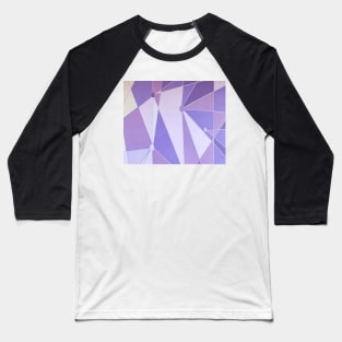 Purple Geometric Shape Baseball T-Shirt